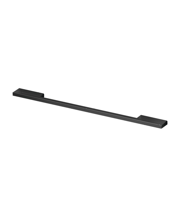 Square Fine Black Handle Kit for Integrated French Door Refrigerator Freezer, 90cm, pdp